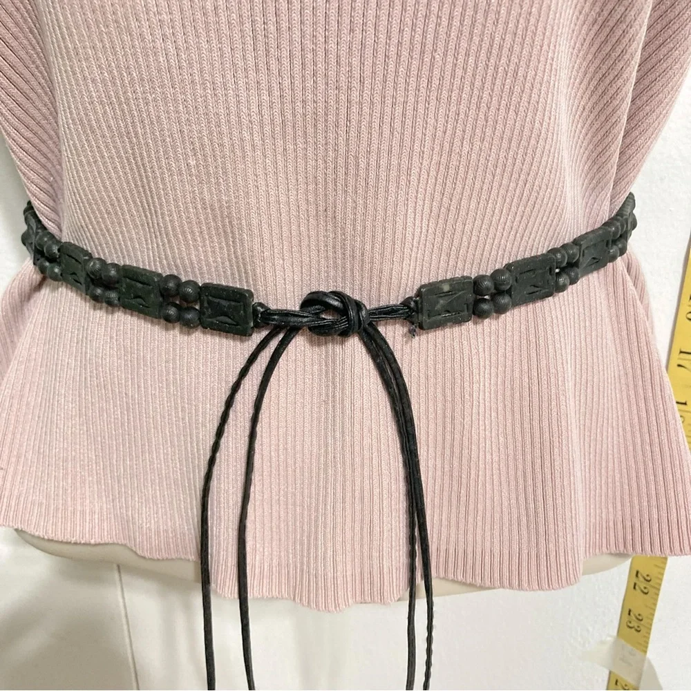 Butterfly Boho Bohemian Long Beaded Self Tie Dress Tie Belt